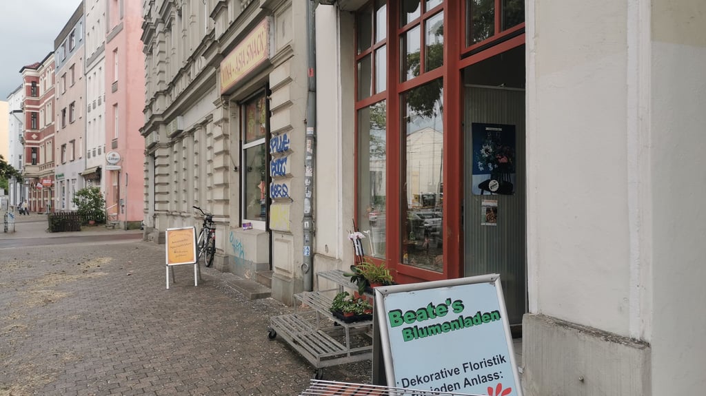 Beates Blumenladen in der Schönebecker Straße in Magdeburg schließt für immer.