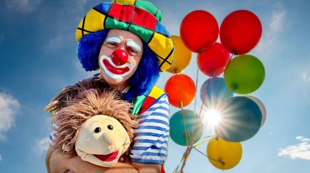 Clown Lulo sorgt für gute Laune beim MZ-Kinderfest.
