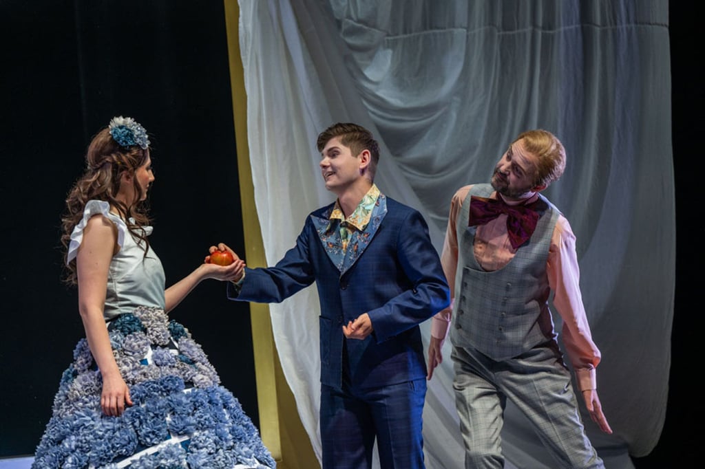 La Traviata im Opernhaus in Magdeburg.