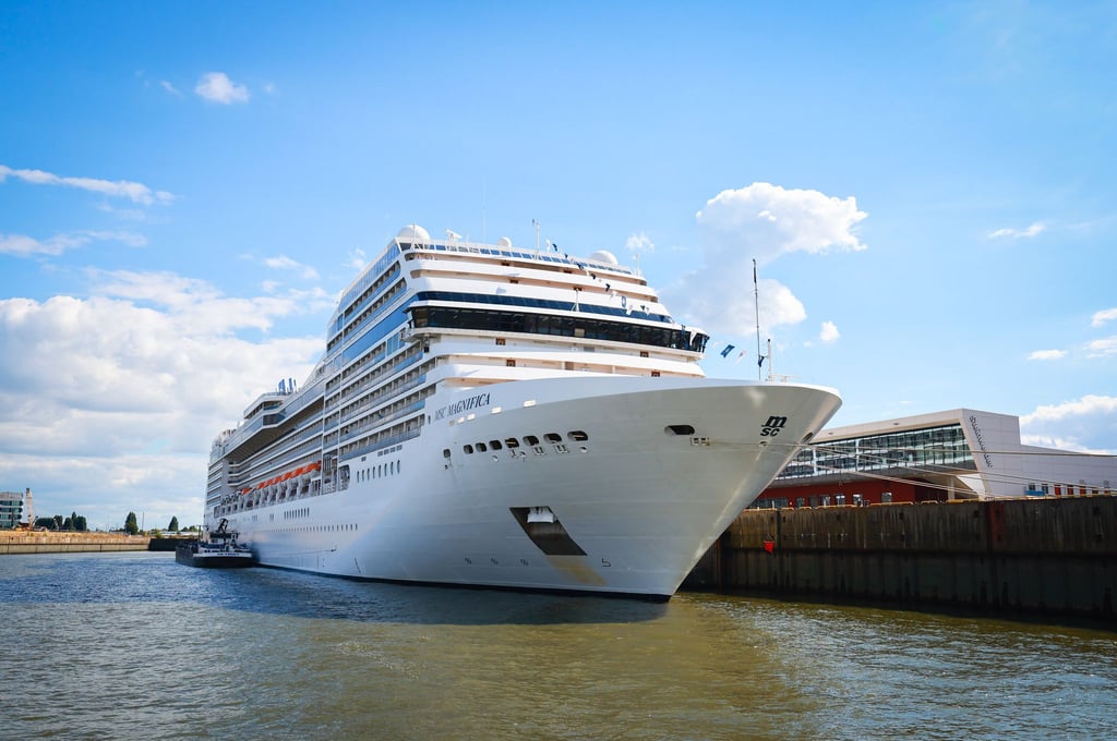 Das Kreuzfahrtschiff „MSC Magnifica“, von dem die Frau verschwand.