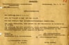 Mit diesem Dokument wurde Otto Diehr 1943 aus dem KZ Sachsenhausen entlassen.  