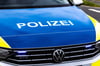 Ein Polizeiauto am Unfallort