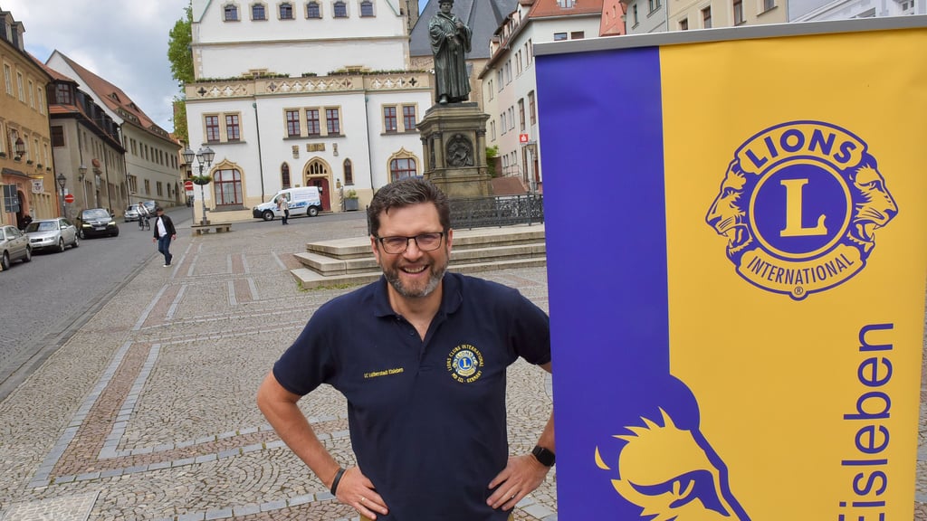 Marcel Schmidt organisiert den Lions-Benefizlauf in Eisleben.