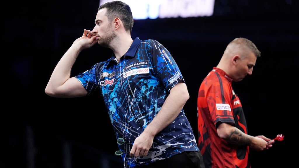 Luke Humphries setzte sich erstmals in der Premier League durch.