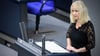 Christina Baum (AfD) spricht in einer Plenarsitzung im Deutschen Bundestag.