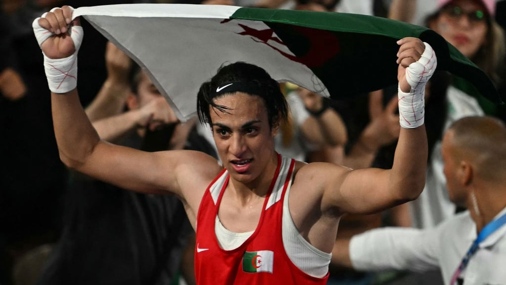 War bei Olympia 2024 Gegenstand der Debatten: Imane Khelif.