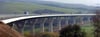 Blick auf die Thyratalbrücke bei Berga. Auf der größten und längsten Brücke der  A38 nehmen sich immer wieder Menschen das Leben. 