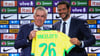 Der brasilianische Fußballverband muss den Einsatz eines nicht lizenzierten Beraters bei der Verpflichtung von Nationaltrainer Carlo Ancelotti (l) erklären. (Archivbild)
