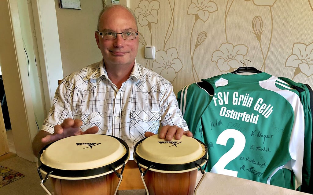 Heiko Schellenberg lebt gerne in Osterfeld und hat sich mit fast 60 Jahren beruflich noch einmal komplett verändert.