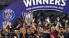 Luis Enrique feiert mit seinem Team den Sieg in der Champions League