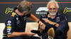 Unverkennbar, Christian Horner und Flavio Briatore (r) hatten ihren Spaß.