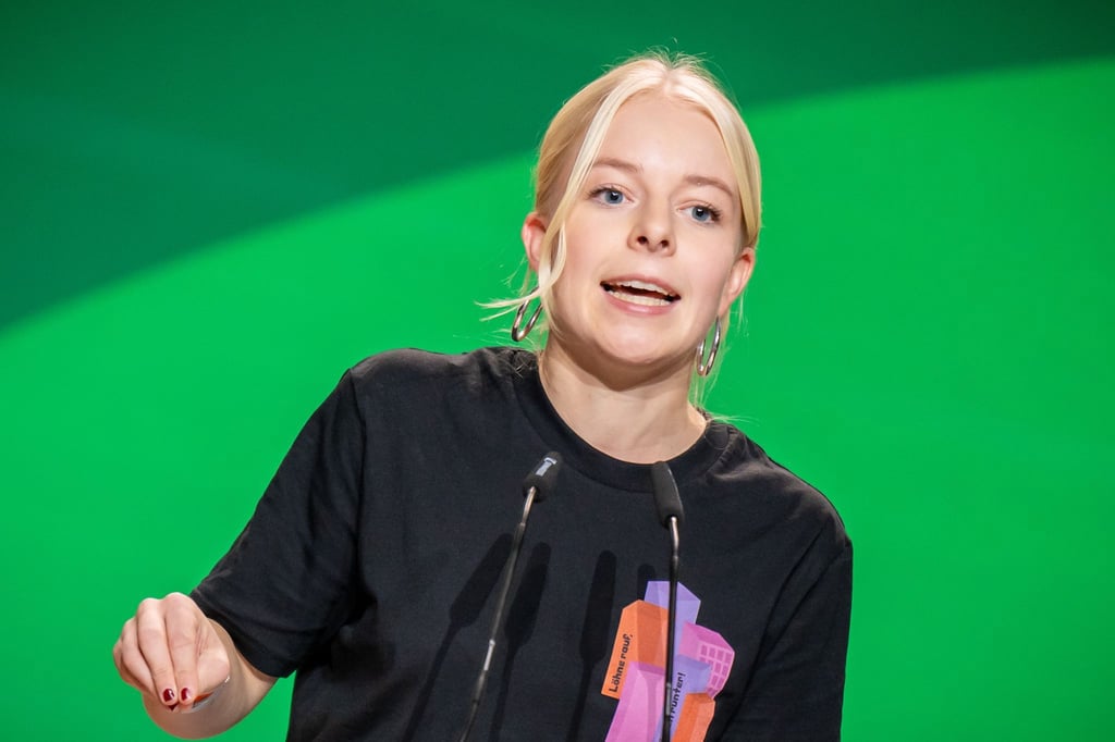 Die Grüne-Jugend-Vorsitzende löste mit einem Anti-Polizei-Pullover Entrüstung aus - und ist von den Reaktionen „überrascht“. (Archivbild)