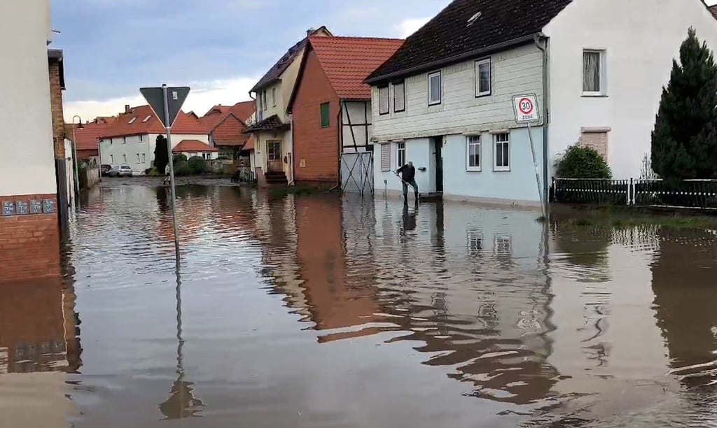 Sturm, Hagel und Überschwemmungen: Naturgefahren haben 2024 in Sachsen-Anhalt Millionenschäden verursacht. (Archivbild)