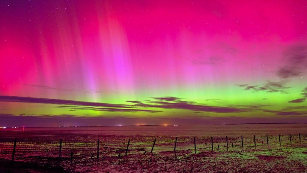 Im Januar waren über Sachsen-Anhalt Polarlichter zu sehen.