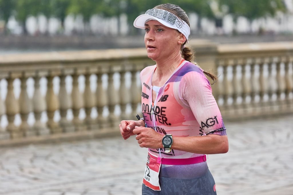 Neue Europameisterin: Laura Philipp beim Ironman in Hamburg.