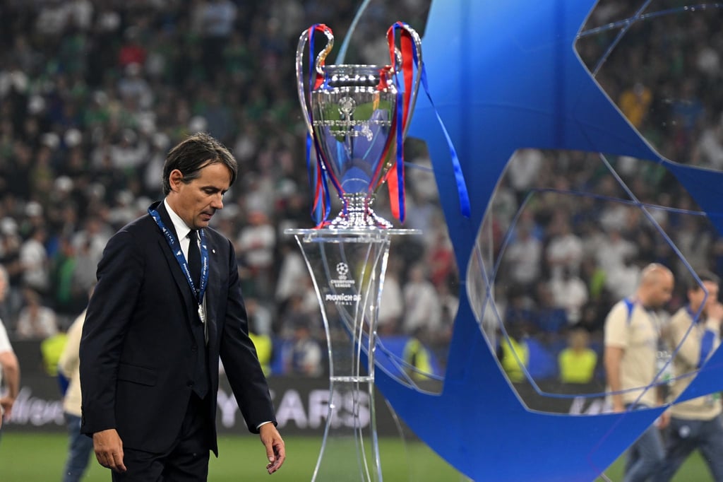Trainer Simone Inzaghi verlor mit Inter das zweite Champions-League-Finale in drei Jahren.