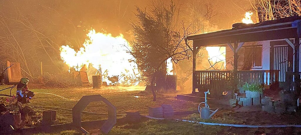 Die Feuerwehr war im Einsatz.