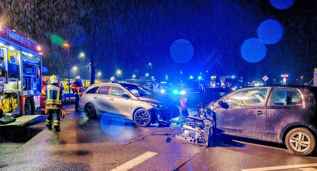 Am Gadewitzer Weg – hier im Januar dieses Jahres – kommt es immer wieder zu Verkehrsunfällen.