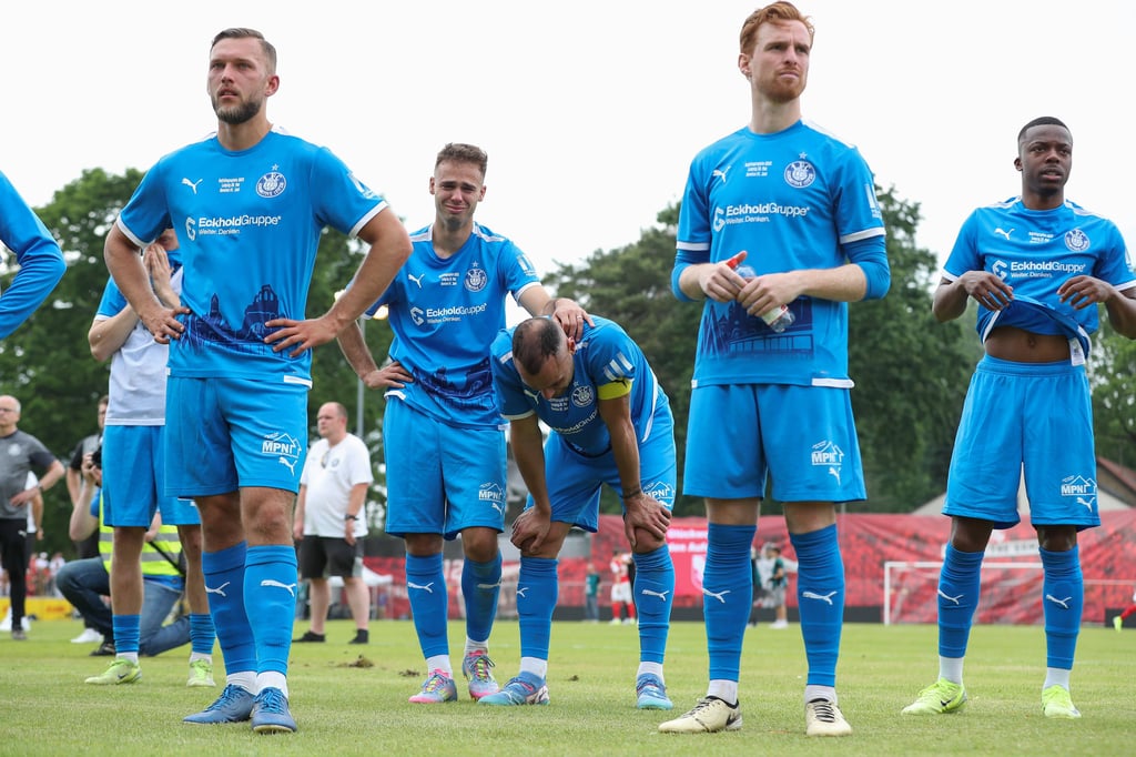 Meister, aber kein Aufsteiger: Das Team von Lok Leipzig