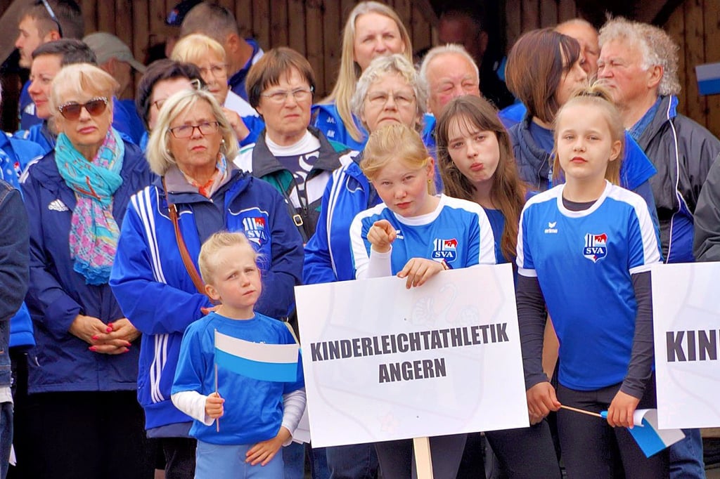 Auch der Nachwuchs ist in Angern stark.
