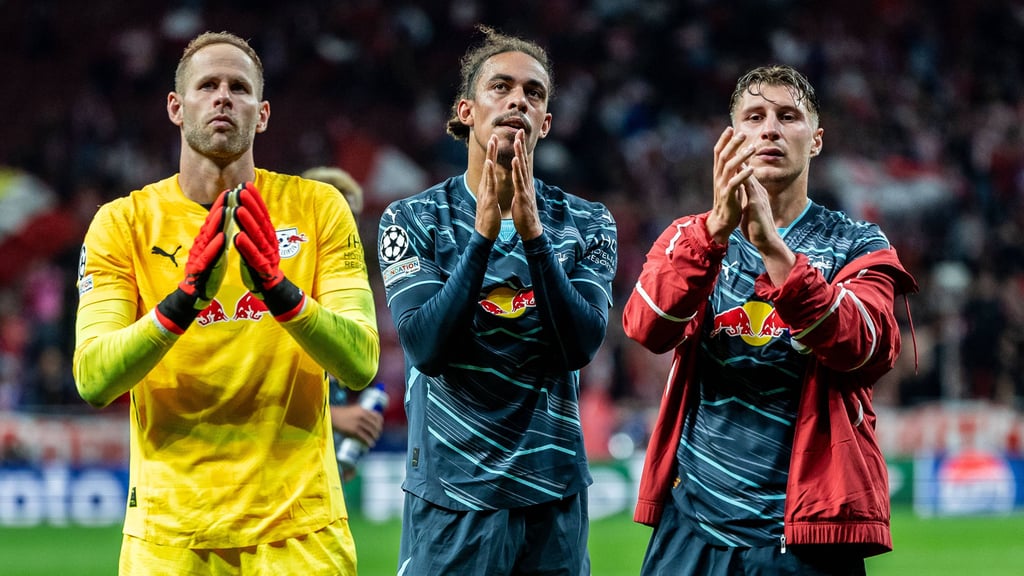 Sie prägten eine Dekade bei RB: Peter Gulacsi, Yussuf Poulsen, Willi Orban.