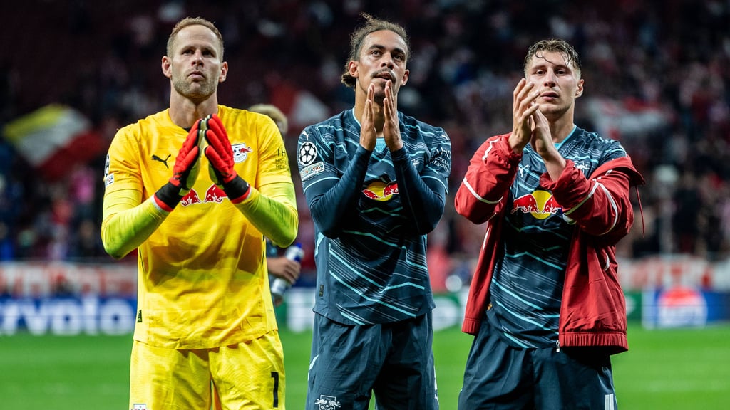 Sie prägten eine Dekade bei RB: Peter Gulacsi, Yussuf Poulsen, Willi Orban.