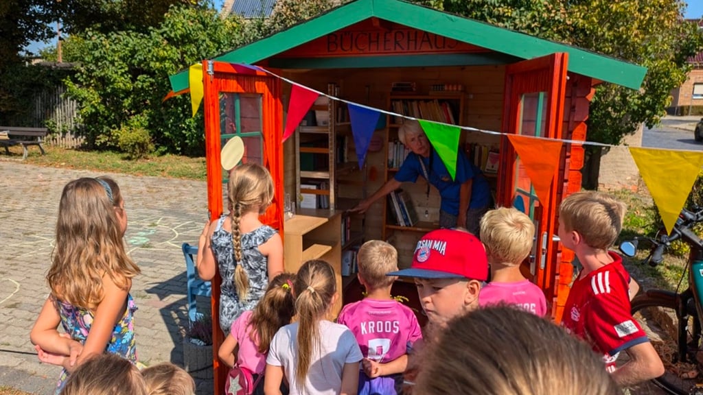Ein Bücherhaus – ähnlich wie dieses in Unterrißdorf in Mansfeld-Südharz – könnte auch in Dahlenwarsleben entstehen. Nur am passenden Häuschen fehlt es derzeit noch.