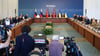 Delegationen der neuen direkten Verhandlung zwischen Russland und der Ukraine kommen unter türkischer Führung zusammen