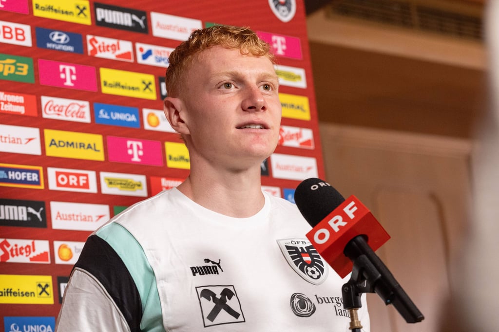 Nicolas Seiwald beim ÖFB.