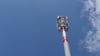 52 Meter hoch ist der erste geförderte Funkmast in Sachsen-Anhalt, der am Rand von Landgrafroda auch in Richtung  Allstedt senden wird.