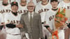Bis ins hohe Alter blieb Nagashima dem Baseball verbunden.
