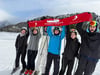 Schüler aus Tangermünde und Havelberg bei einem Skikurs. 