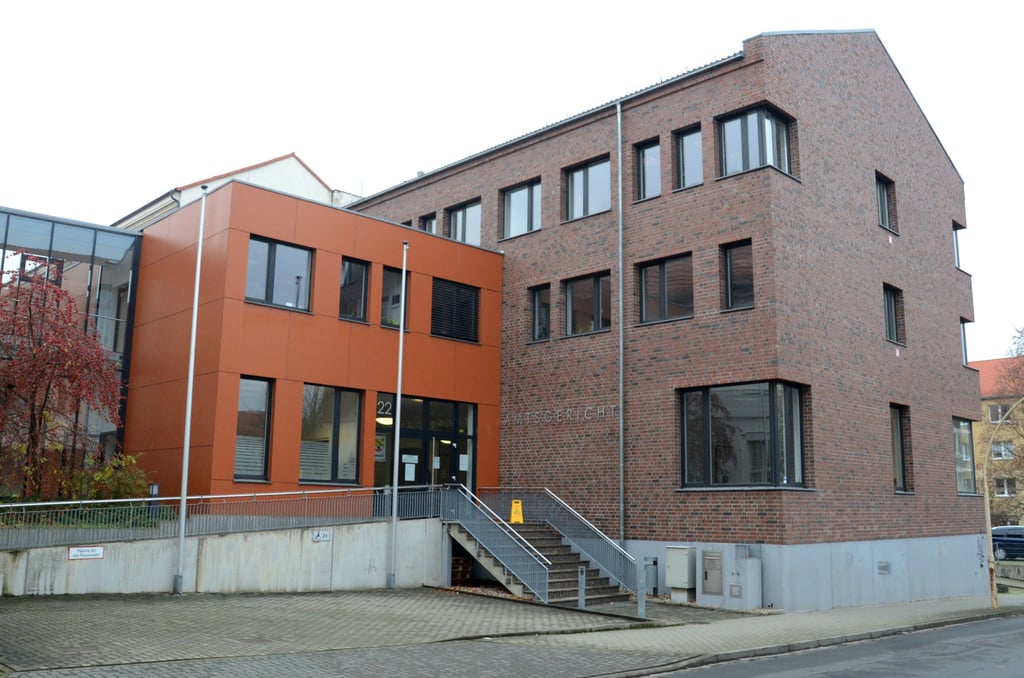 Das Gebäude des Amtsgerichtes in Zerbst/Anhalt.