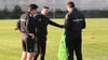 Otmar Schork (Mitte) wird wohl kein Trainingslager mehr mit Christian Titz (li.) abhalten.