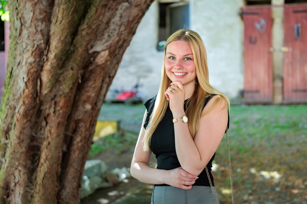 Welche Pläne haben Abiturienten: Helena Herdlitschke möchte gern ins Bankenwesen und studiert in Glauchau.