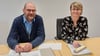 Die GEW-Mitglieder Anke Prellwitz und Volker Thiele klagen erneut gegen die Vorgriffsstunde.