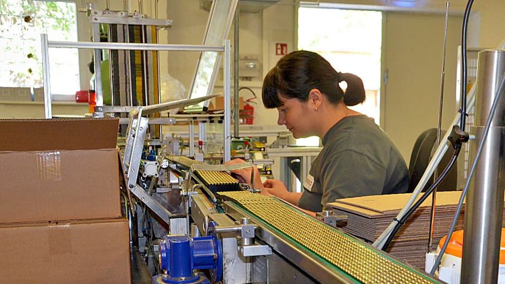 Blick in die Produktion bei Nammo GmbH.