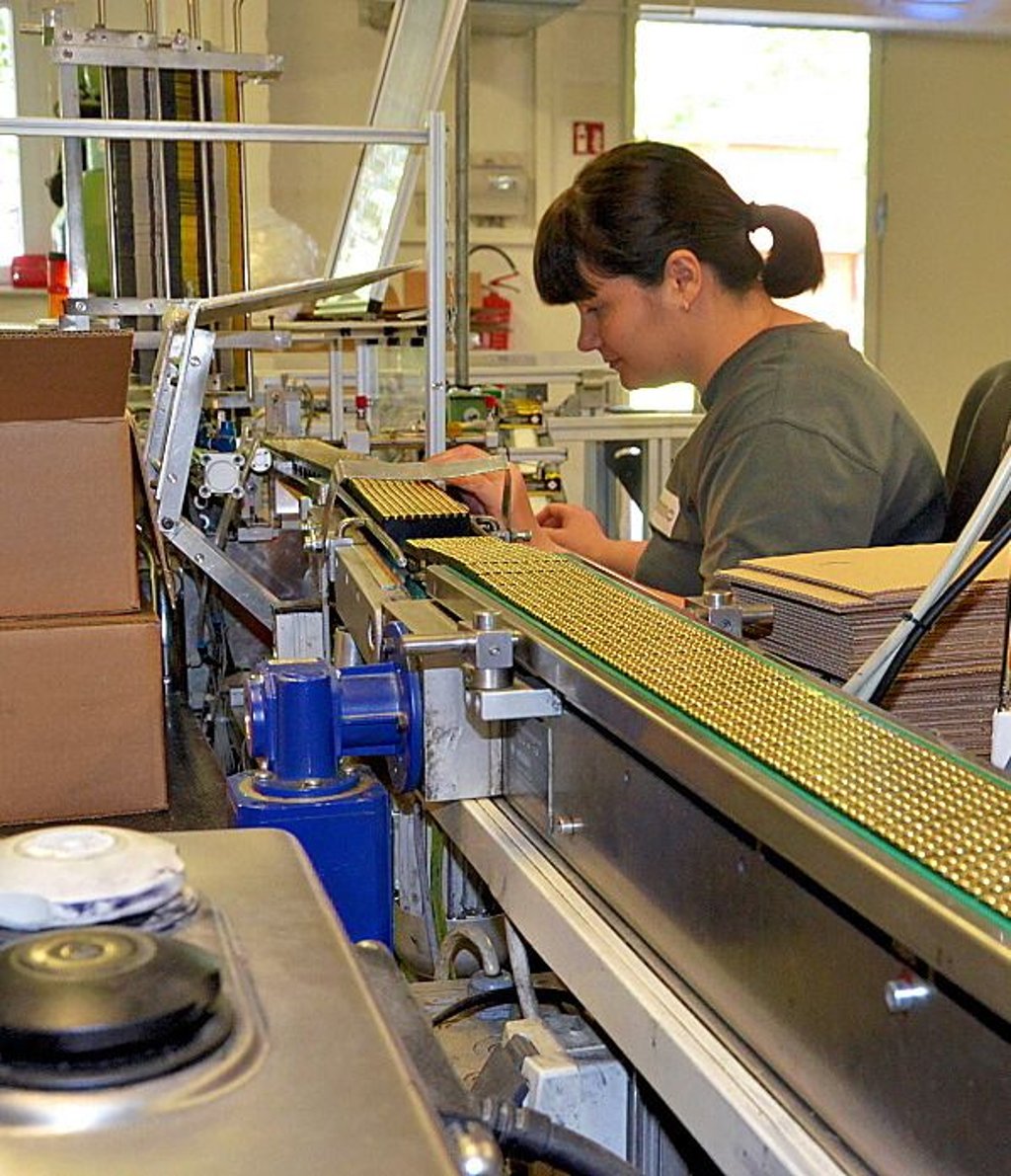 Ein Blick in die Produktion bei der Nammo GmbH in Schönebeck.