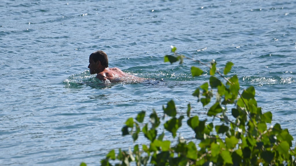 An einigen Badeseen in Sachsen-Anhalt kann man ungestört schwimmen.