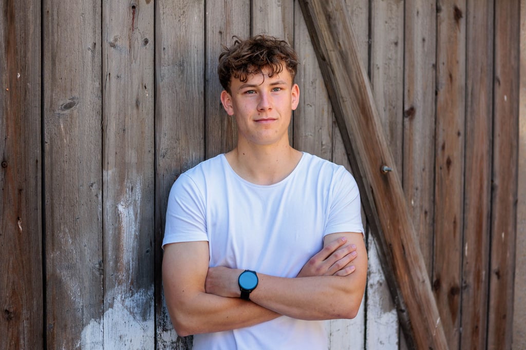 Welche Pläne haben Abiturienten. Florian Exler studiert in Bautzen und möchte Polizist werden.