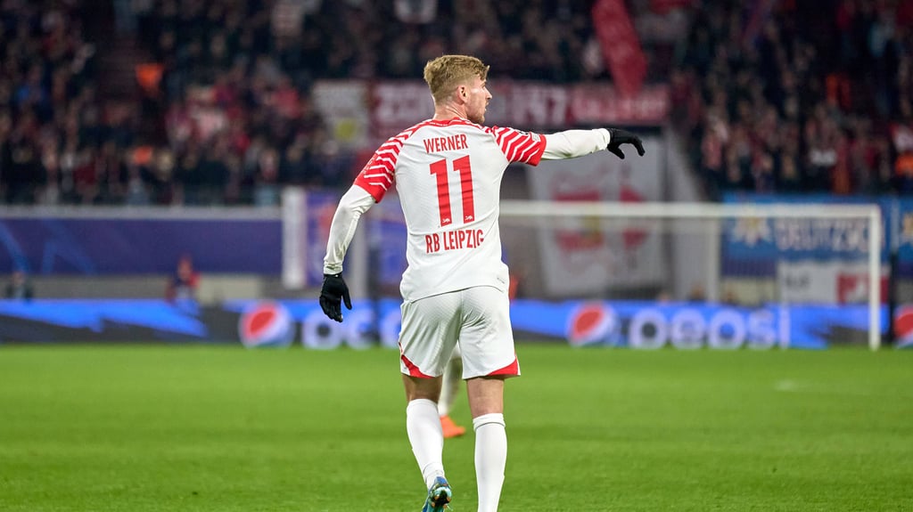 Timo Werner in einem seiner letzten Spiele für RB Leipzig im Dezember 2023.