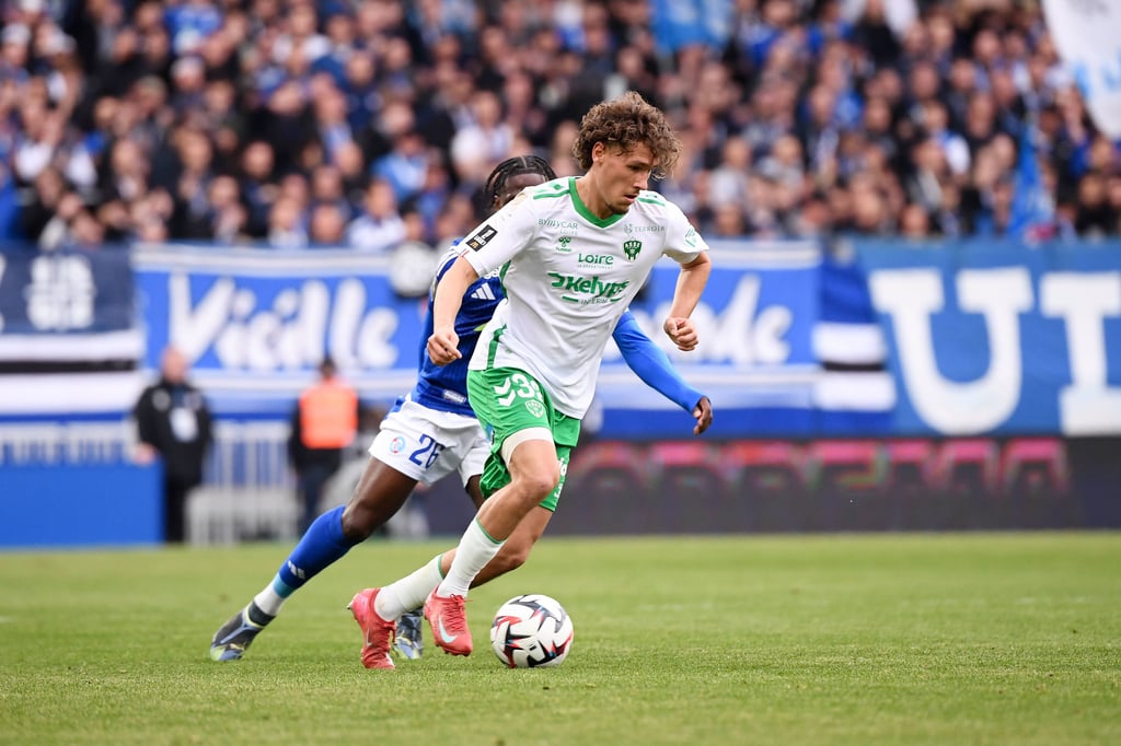Lucas Stassin war für St. Etienne am Ball.