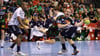 Gegen die SG Flensburg-Handewitt fuhren Omar Ingi Magnusson und der SCM den 15. Heimsieg im 17. Spiel ein.