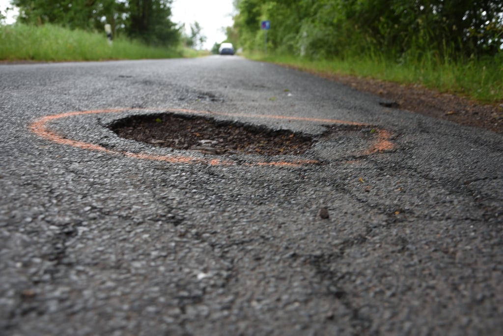 So sah es auf der Gemeindestraße zwischen Hagenau und der Biese-Brücke Ende Mai aus.