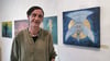 Thomas Koch, Künstler, Therapeut und Sänger der Band "Hyparschall",  zeigt in ei9ner Ausstellung seine inneren Welten