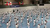 Bei europas größtem Karate-Trainingscamp in Magdeburg trainierten die Schwarzgurte in der Wolfgang-Lakenmacher-Halle. 