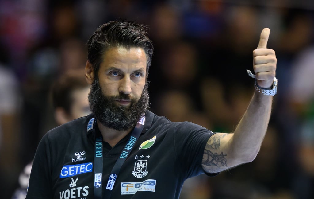 Trainer Bennet Wiegert fuhr mit dem SCM den 13. Ligasieg in Folge ein