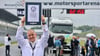 Fahrer Marco Hellgrewe war mit dem E-Lkw 124,7 Kilometer im Rückwärtsgang auf der Rennstrecke unterwegs.