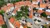 Blick auf Baken- und Judenstraße in Halberstadt.