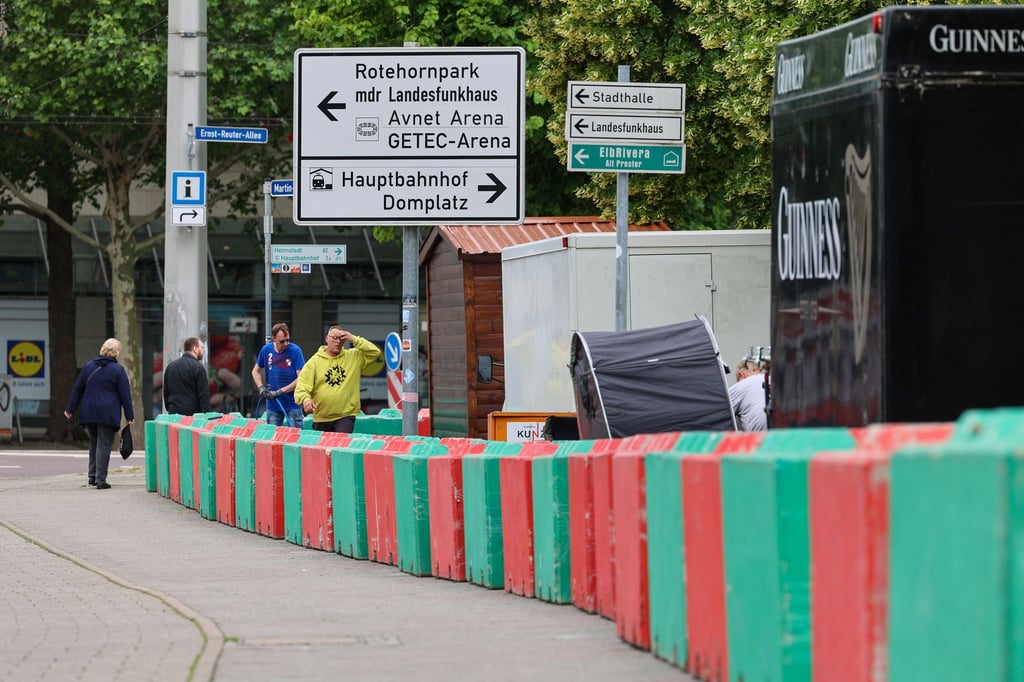 In Magdeburg wird wieder auf Betonklötze rund um den Alten Markt gesetzt.